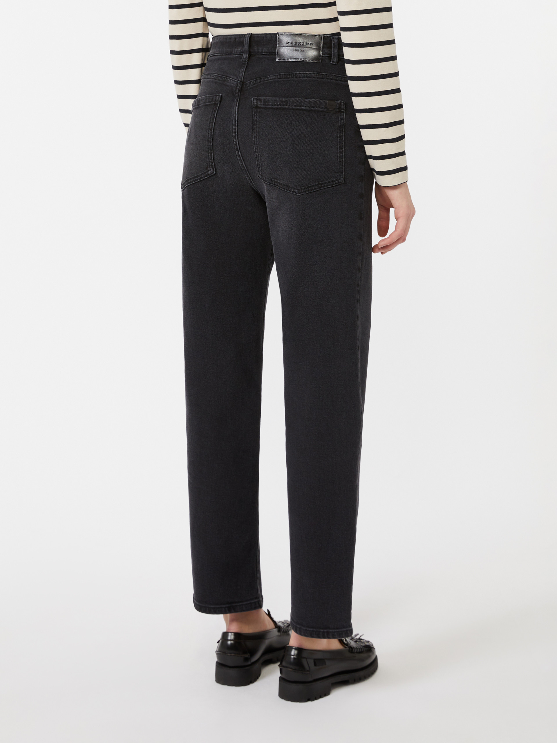 Weekend Max Mara High-rise Straight Jeans In Black