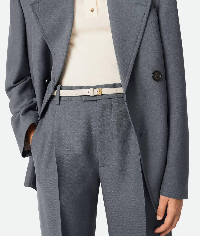 Bottega Veneta Thin Watch Belt In Nude