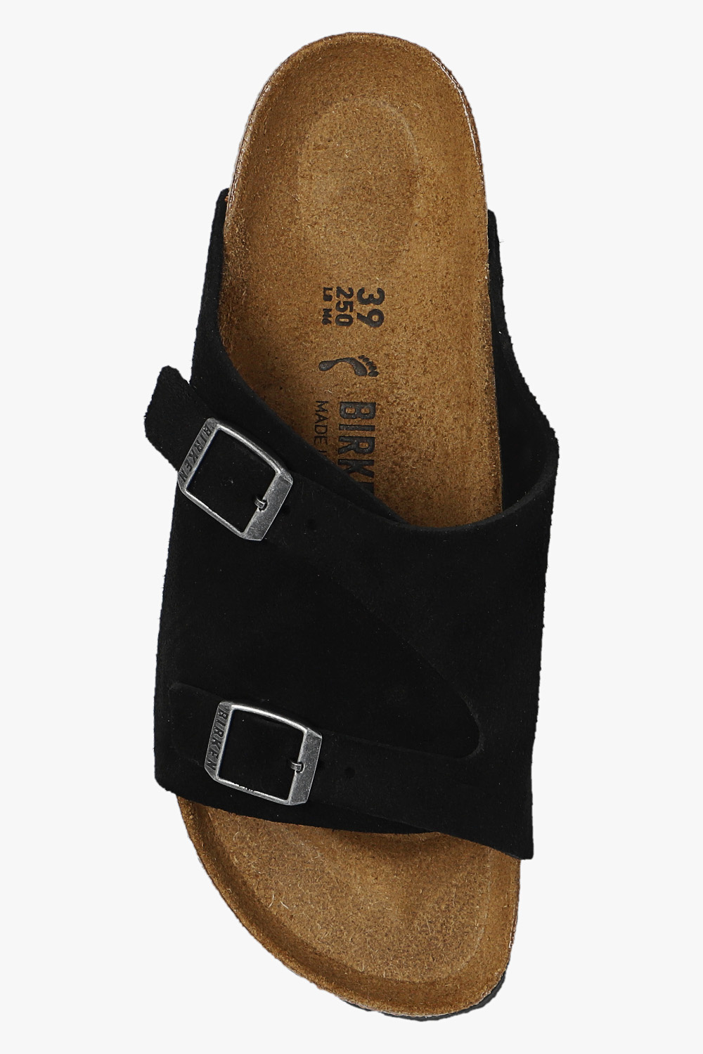 Shop Birkenstock Zürich Buckle 25mm Sandals In Black