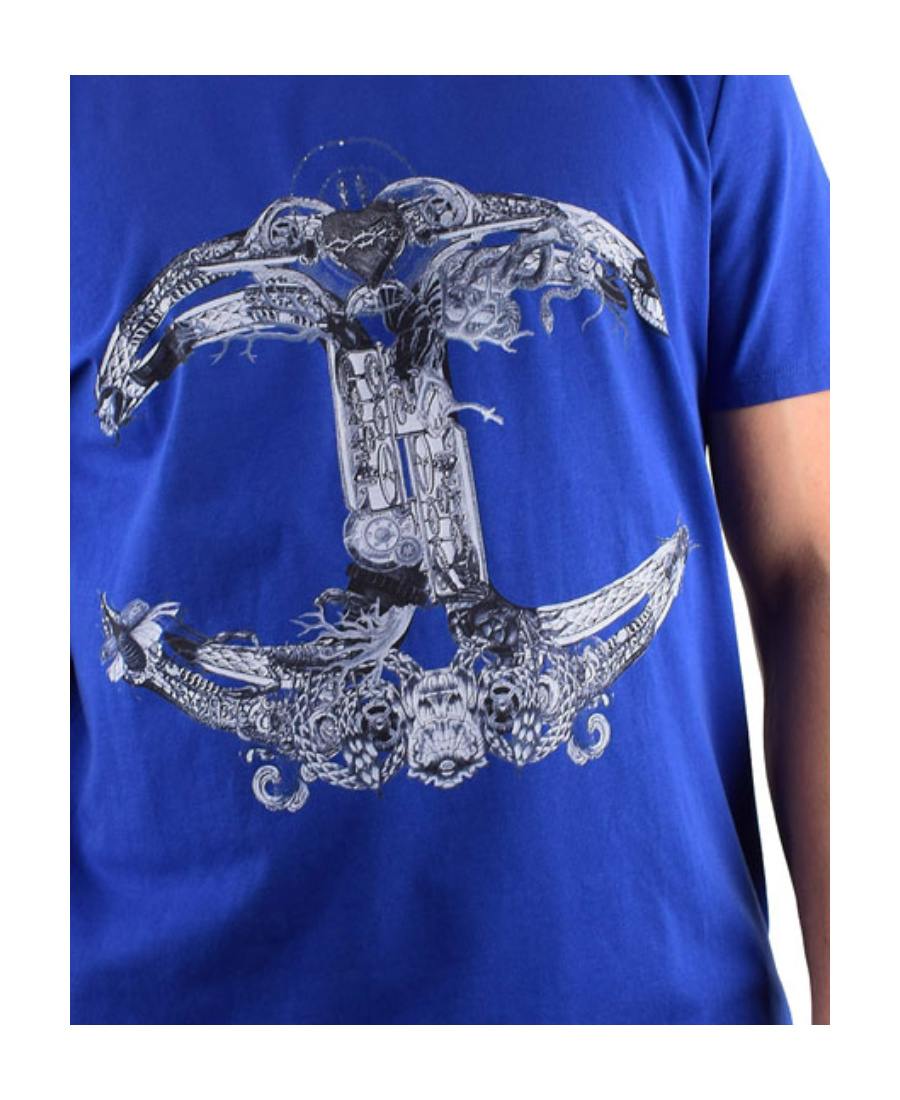 JUST CAVALLI PRINTED T-SHIRT