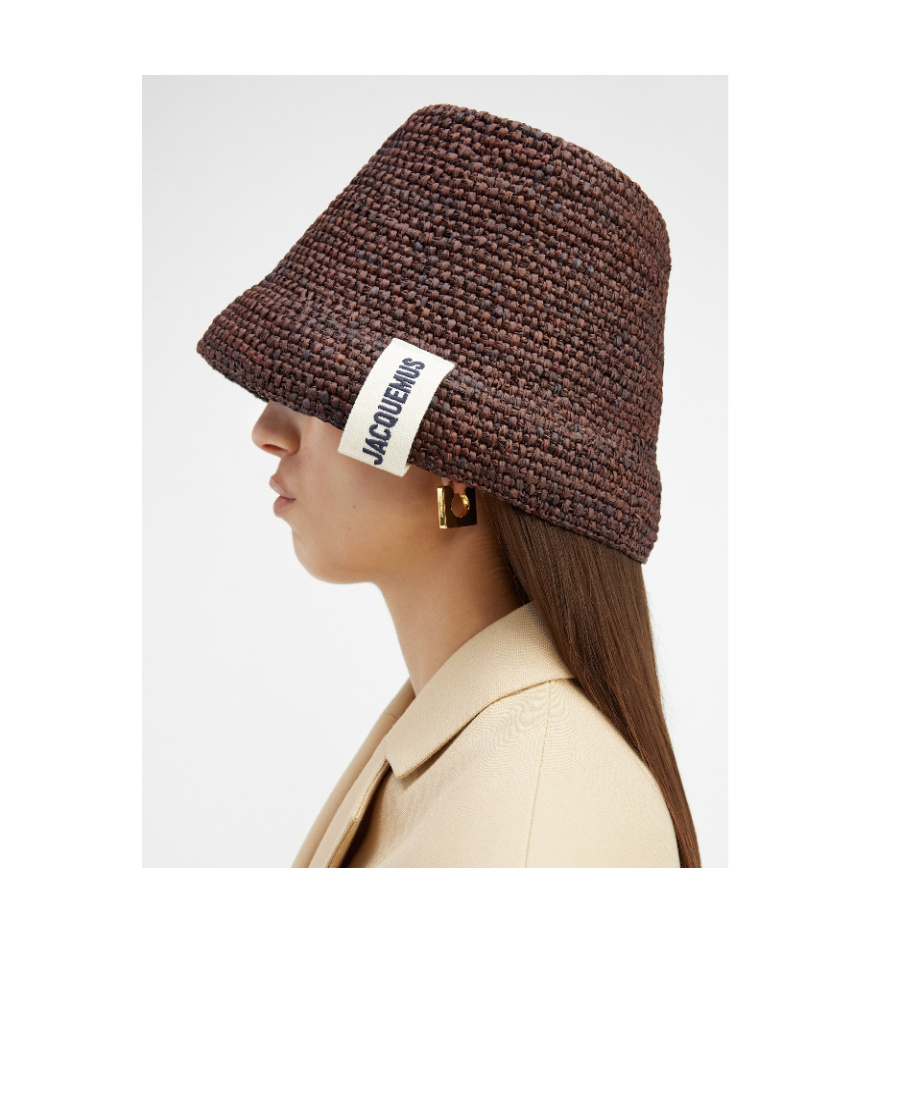 Jacquemus Seamless Fisherman's Hat In Black