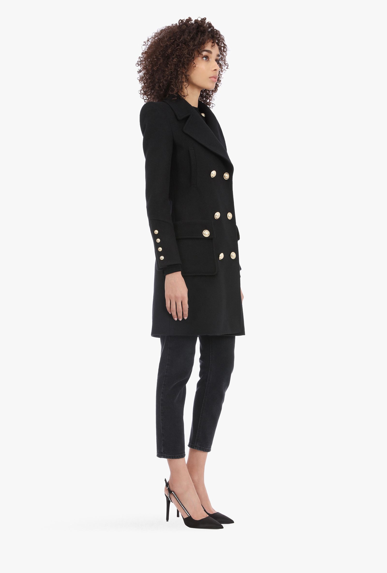 BALMAIN DOUBLE-BREASTED COAT