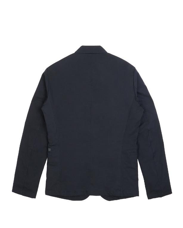 Armani Collezioni Button Casual Jacket In Black