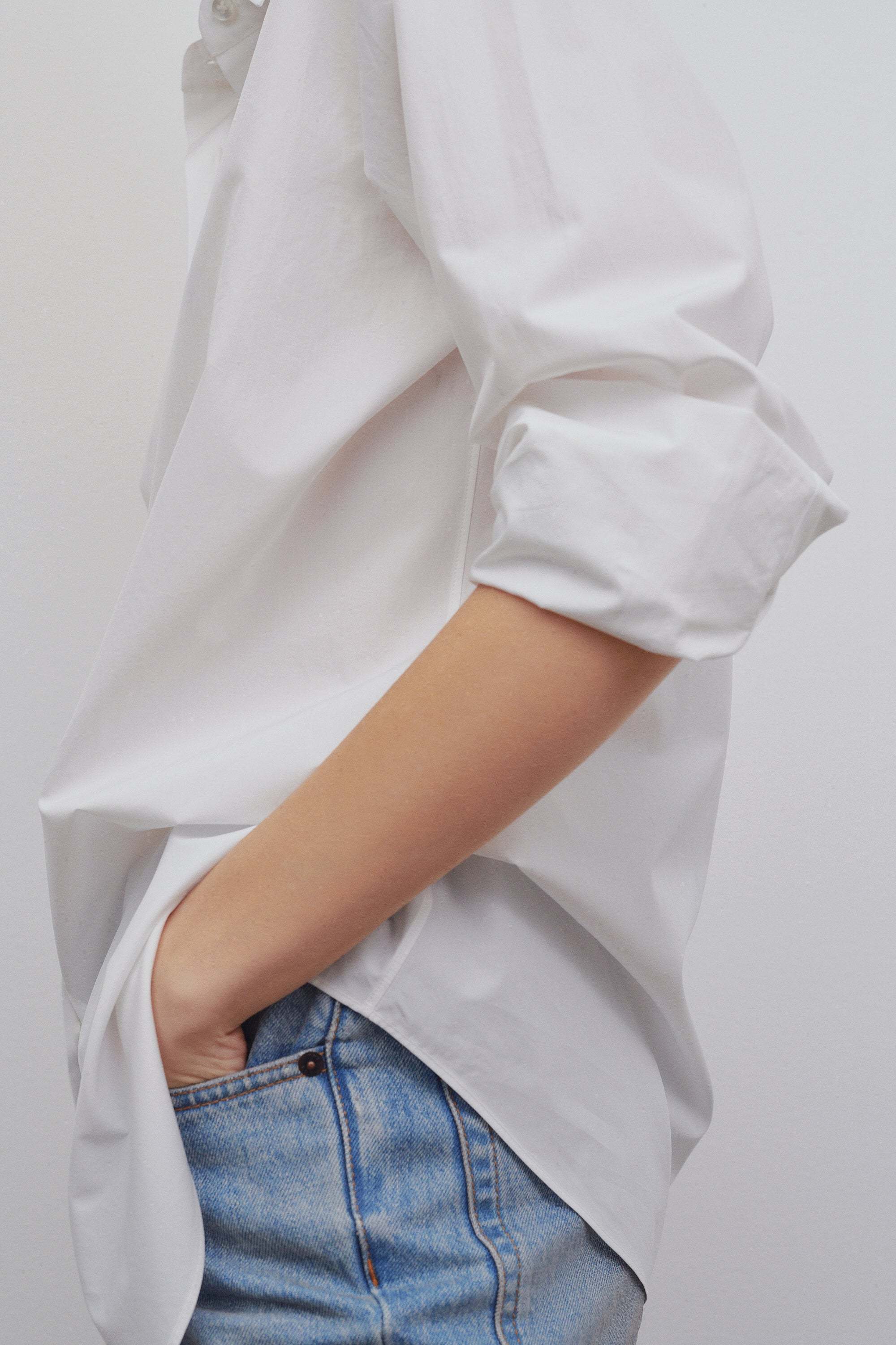 The Row Cotton Sisilia Shirt In White