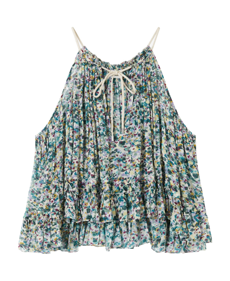 Isabel Marant Étoile Printed Sling In Gray