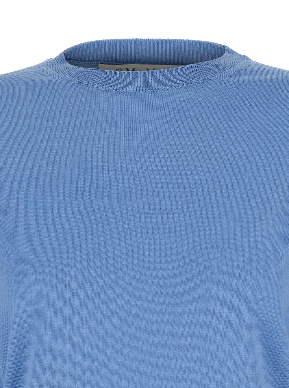 Max Mara Long-sleeved Sweater In Blue