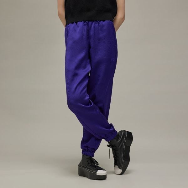 Y-3 Drawstring Sweatpants In Blue