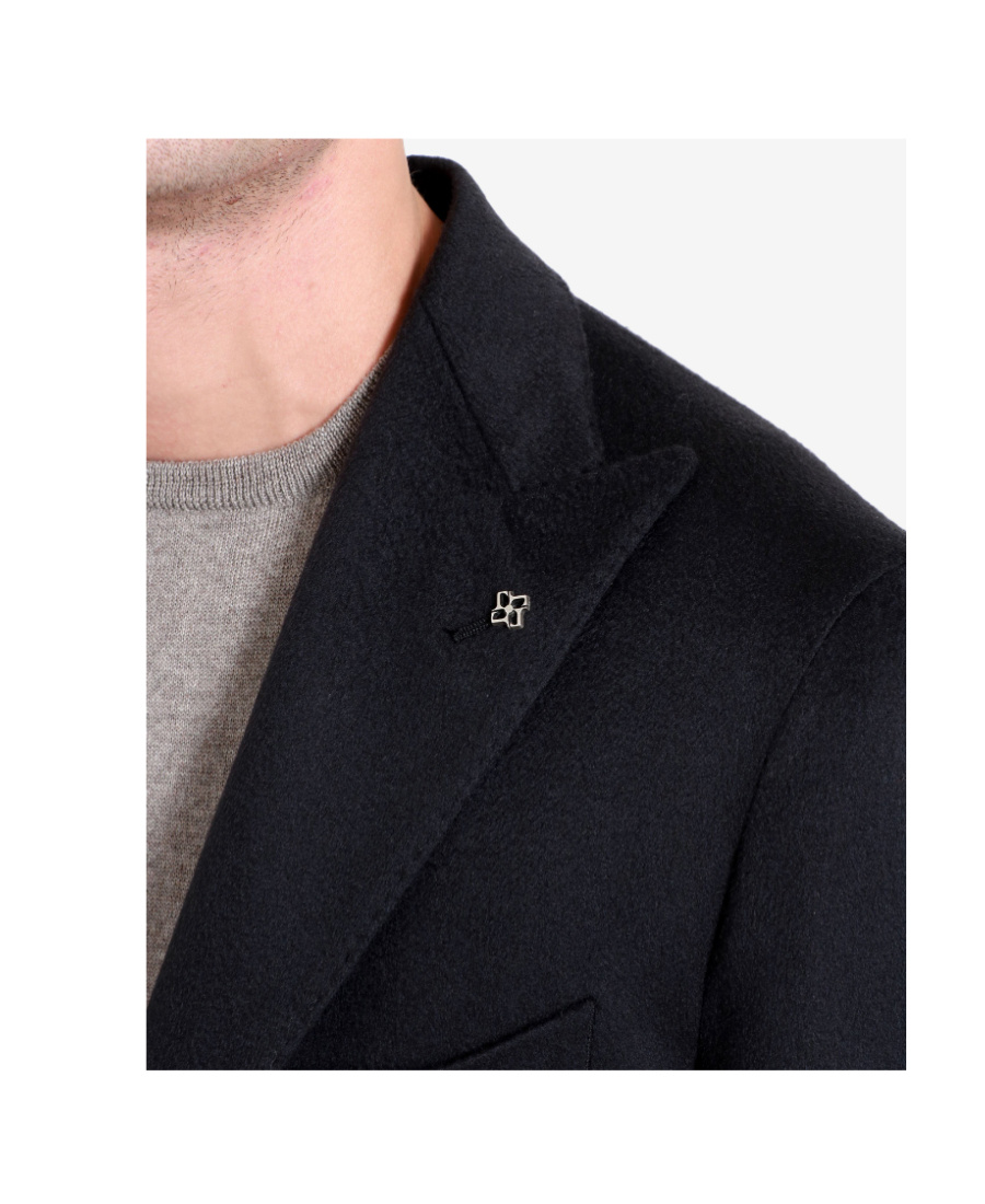 Shop Tagliatore Single-breasted Jacket In Black