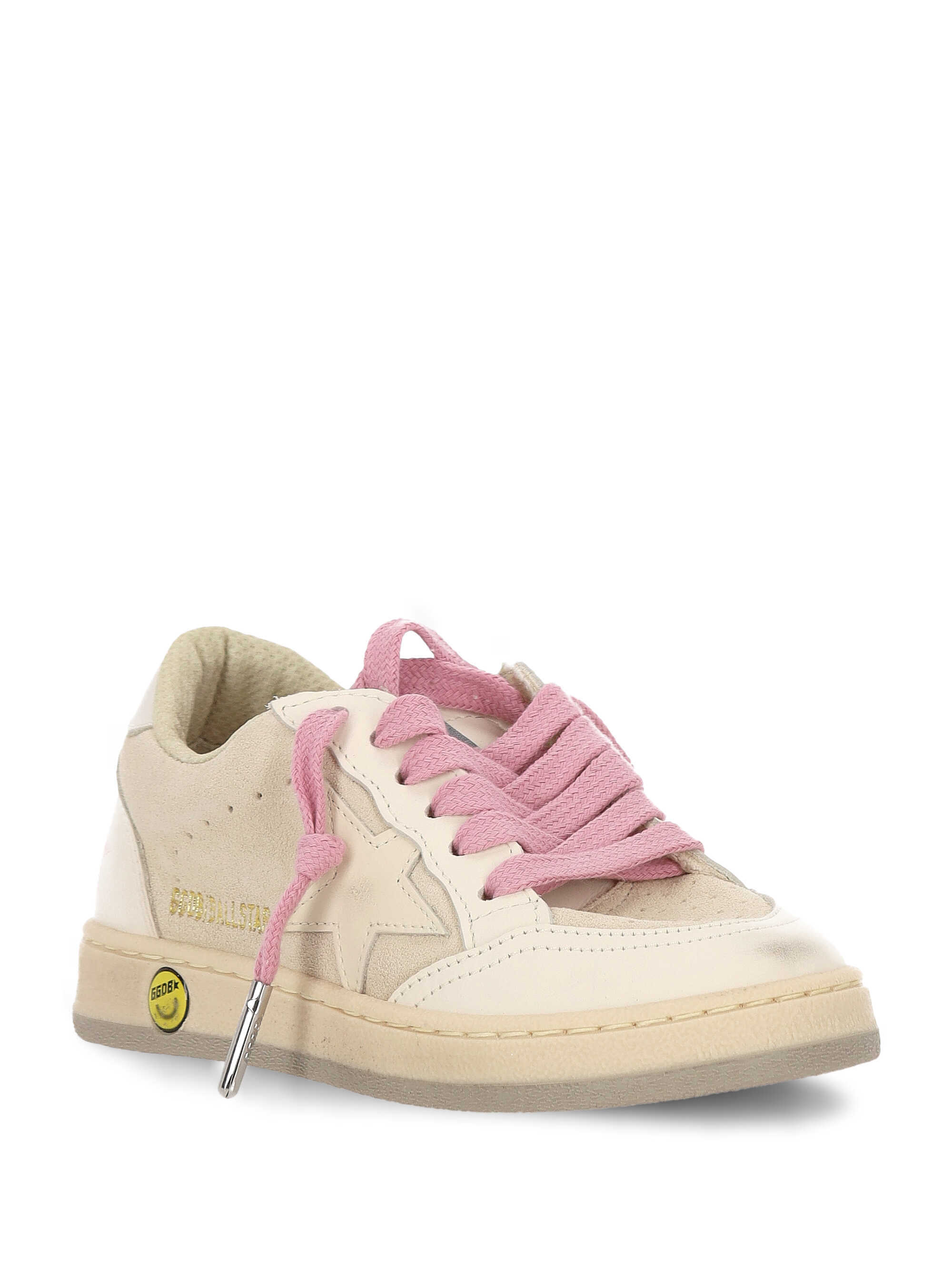 Golden Goose Suede Lace-up Sneakers In Neutral