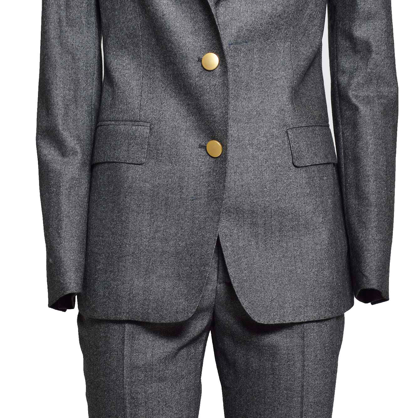Tagliatore Single-breasted Suit In Gray