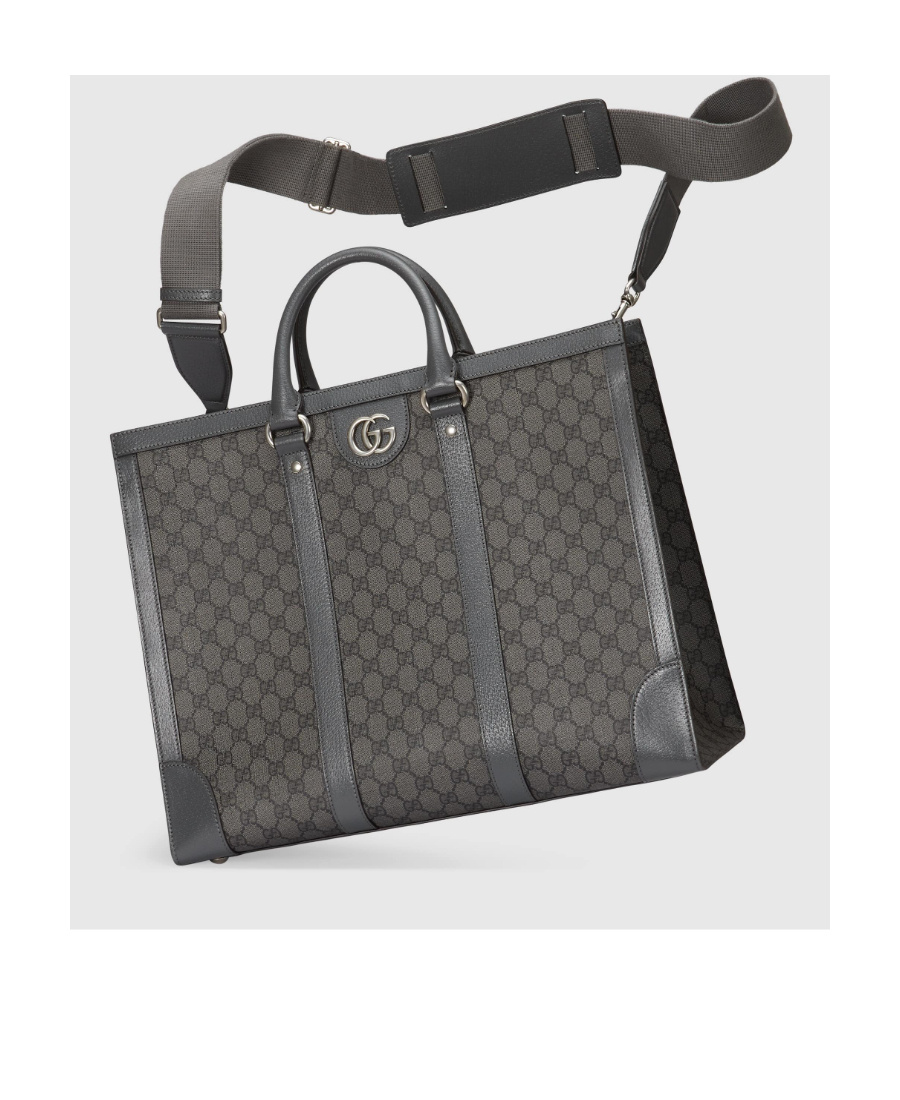 Gucci Large Ophidia Tote Bag In Black