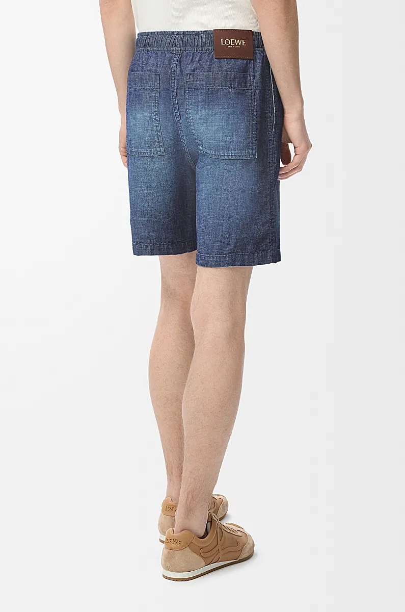 Loewe Regular Fit Shorts In Blue