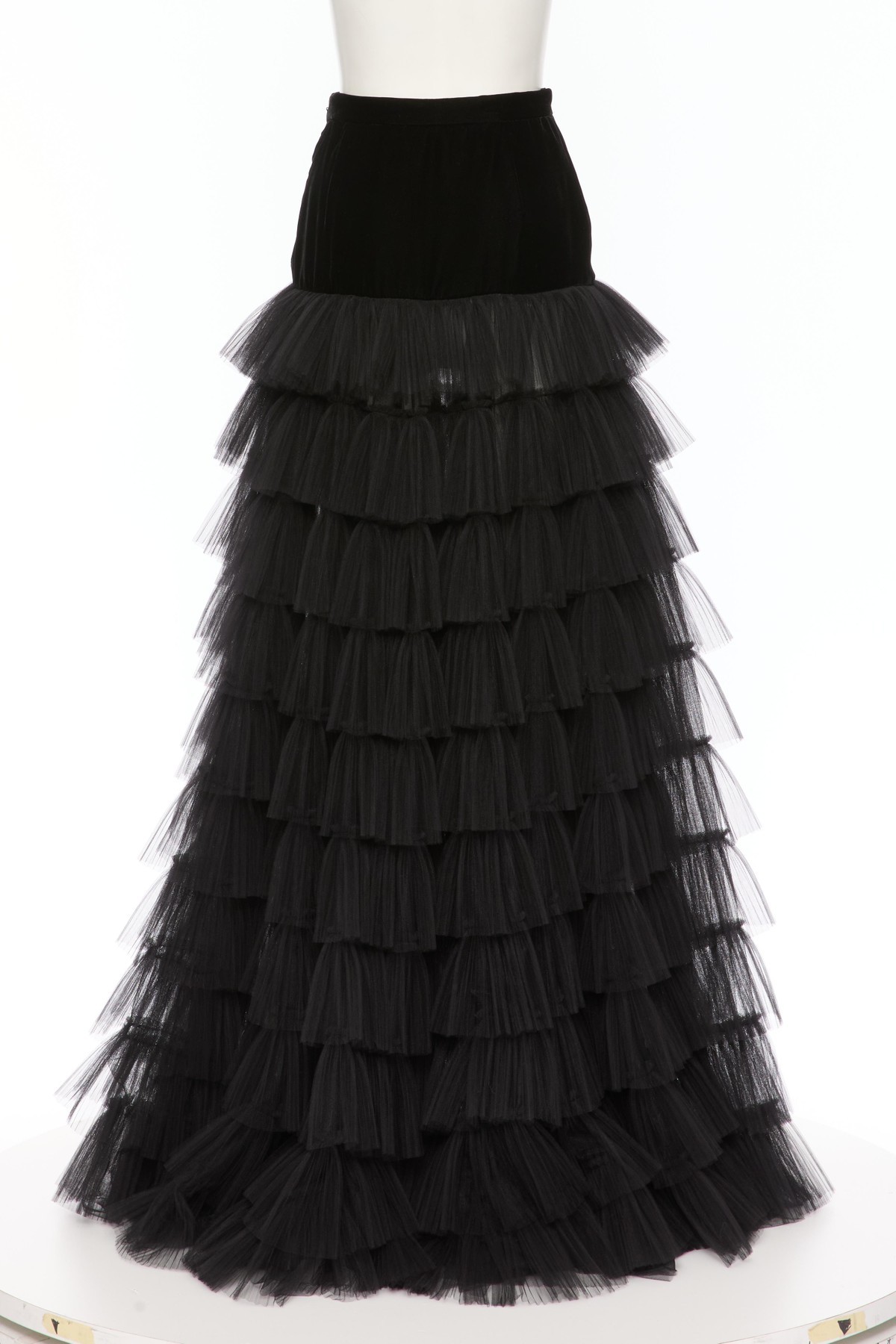 Valentino Long Skirt In Black