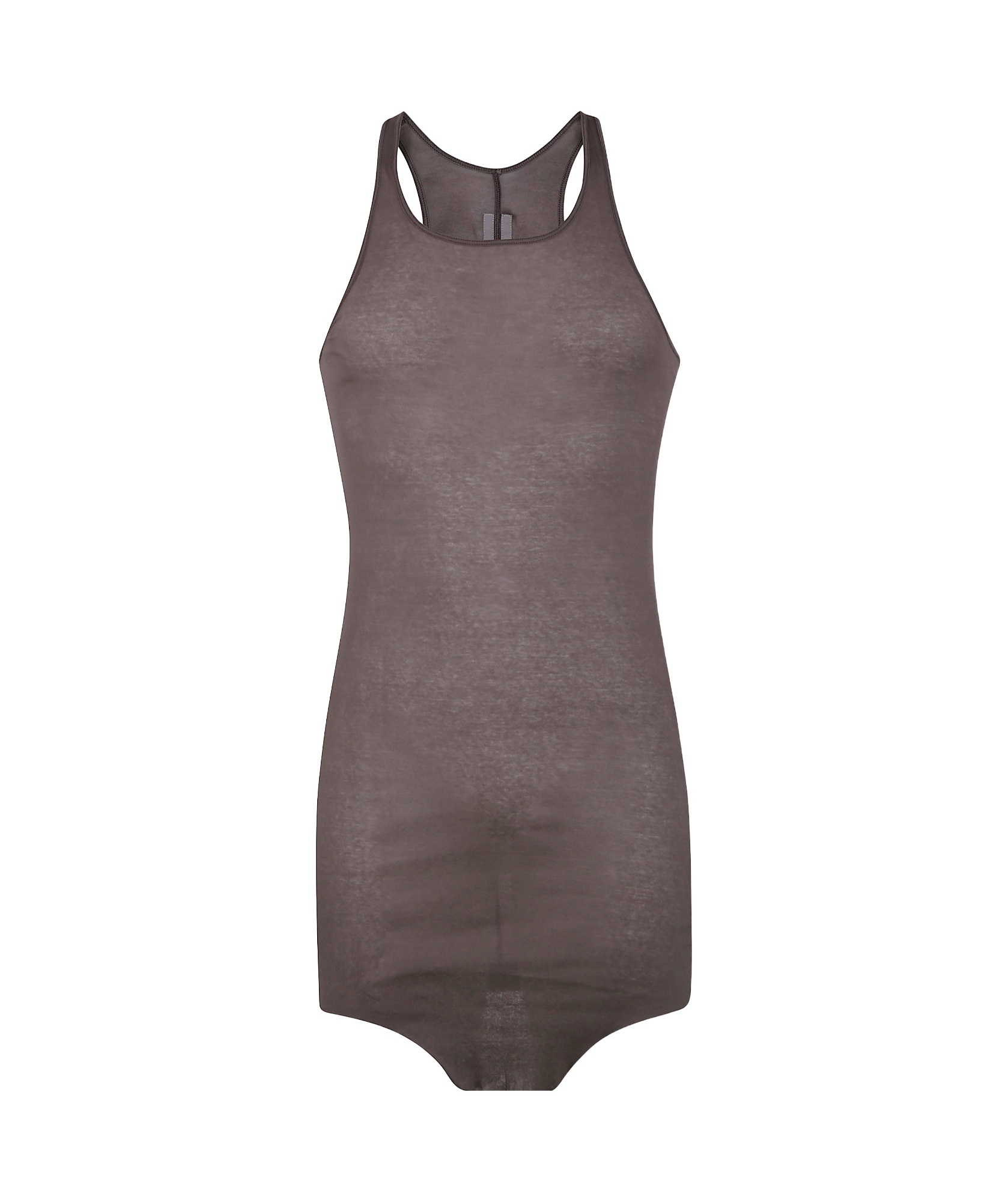 Rick Owens Round-neck Vest In Gray