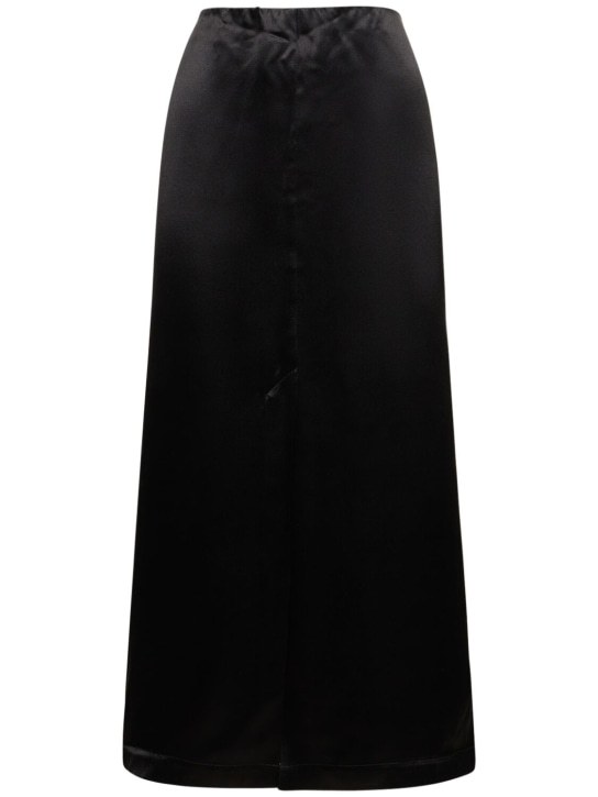 Loulou Studio Lys Silk Blend Midi Skirt