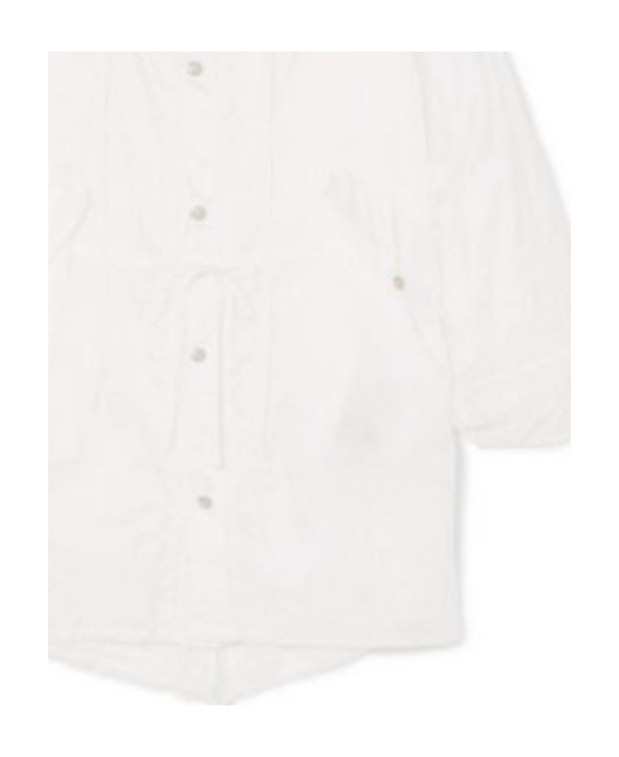 Ben Taverniti Unravel Project White Semi-transparent Casual Jacket In White