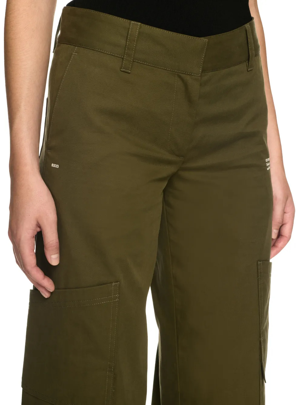 Off-white Off White Trousers In Green