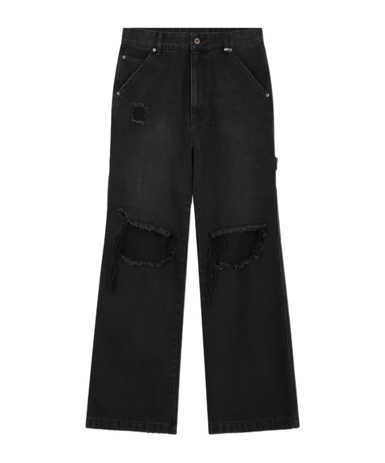 We11 Done Ripped Jeans In Black