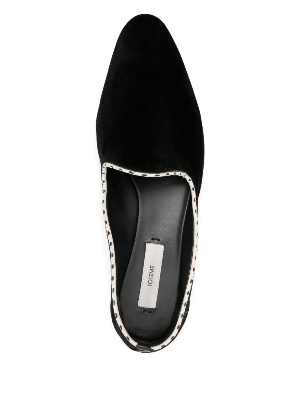 Shop Totême Velvet Flats