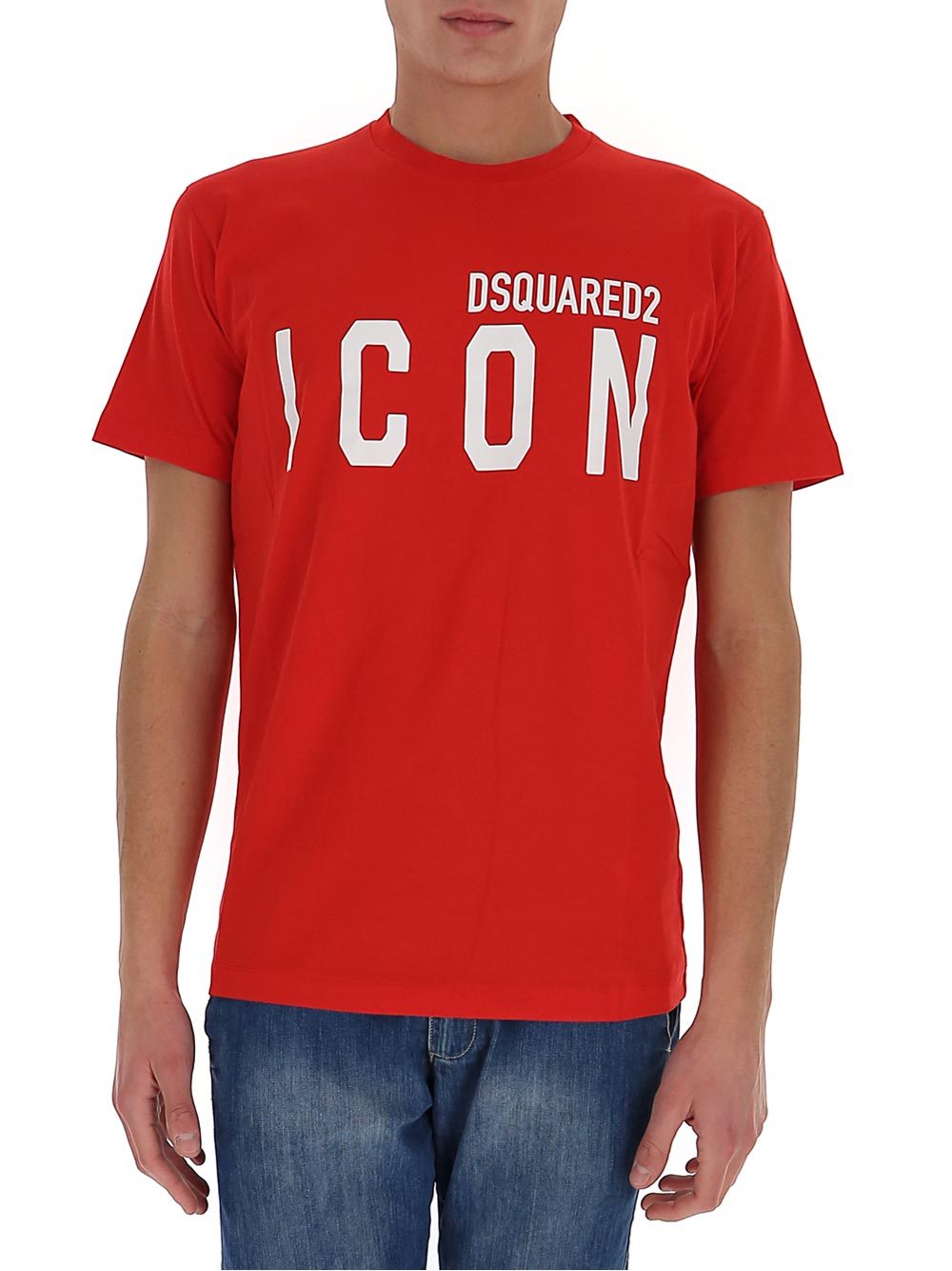 DSQUARED2 ICON LOGO PRINT T-SHIRT