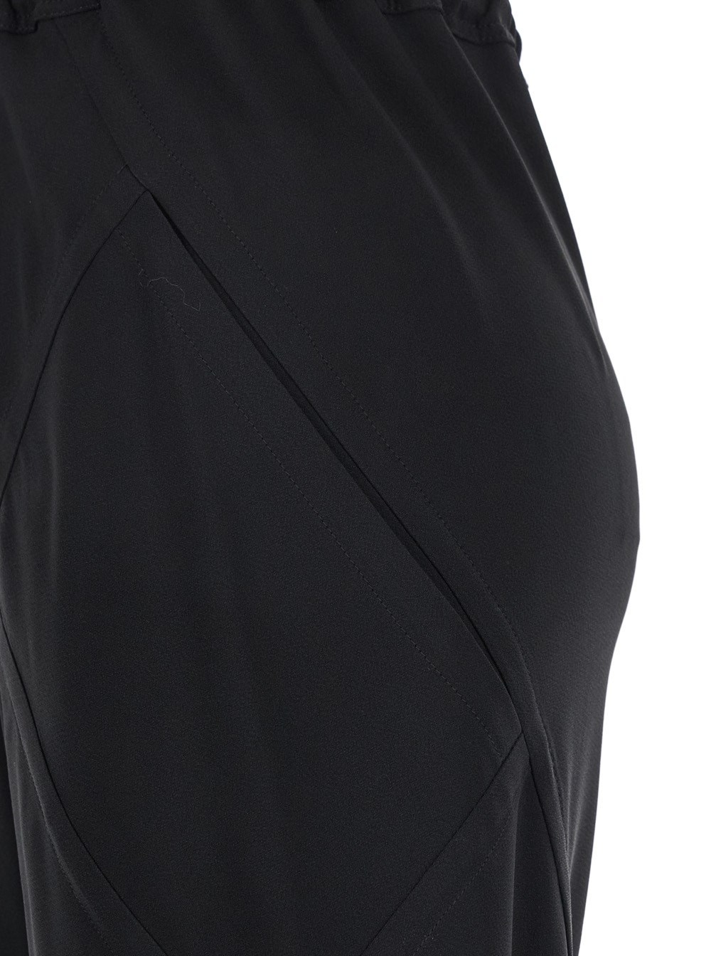 Shop Rick Owens Bias Trousers In Black