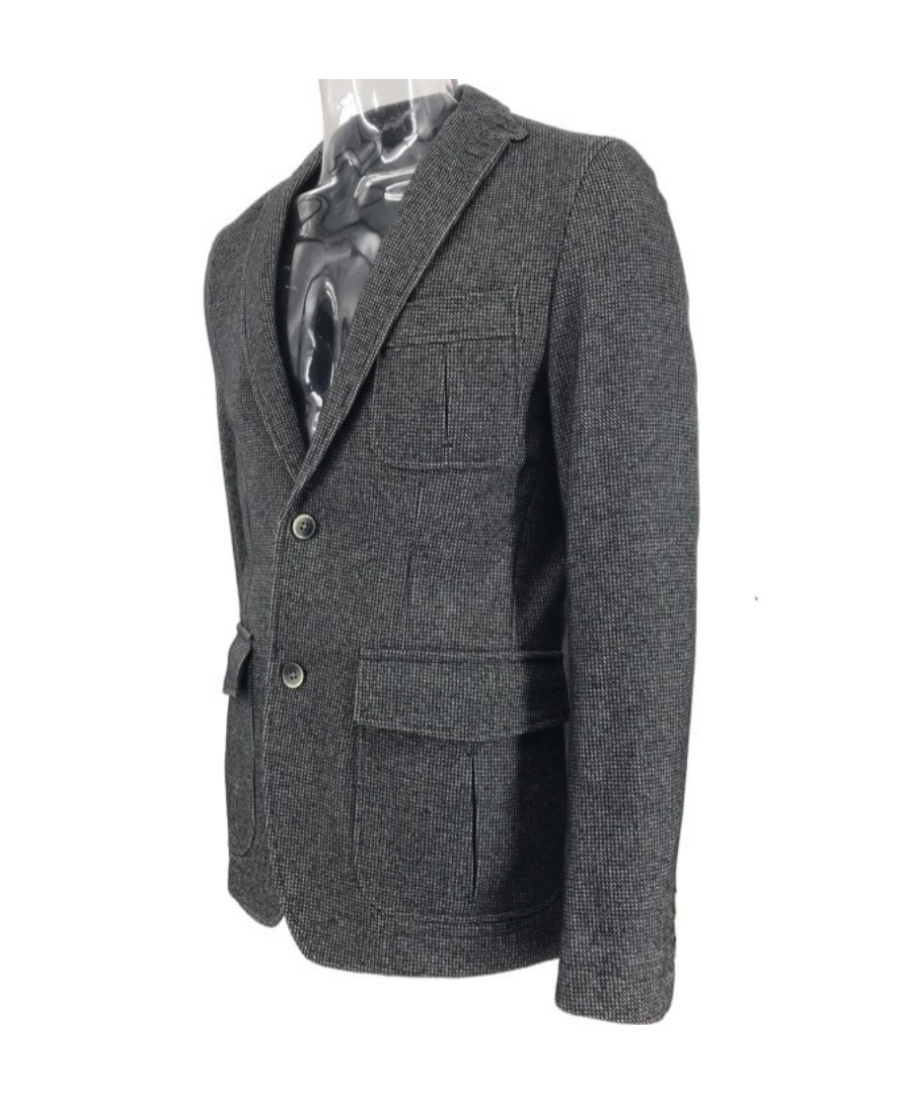 Hugo Boss Button Suit Jacket In Black