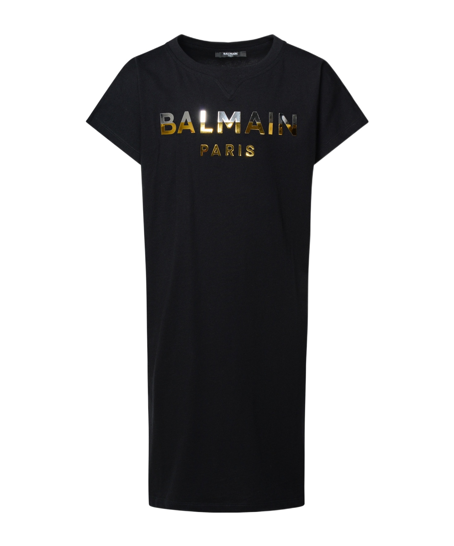 BALMAIN BALMAIN KIDS LOGO PRINTED T-SHIRT DRESS