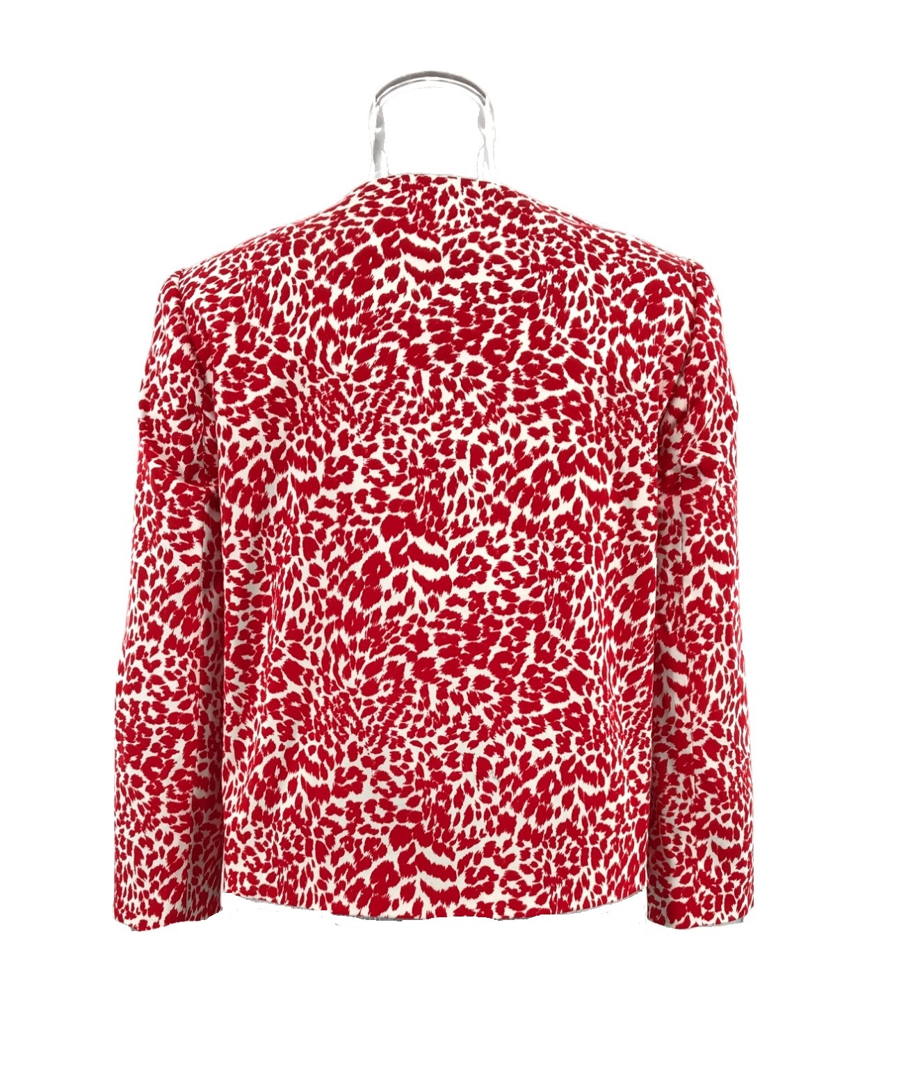 Moschino Long-sleeved Casual Jacket In Red
