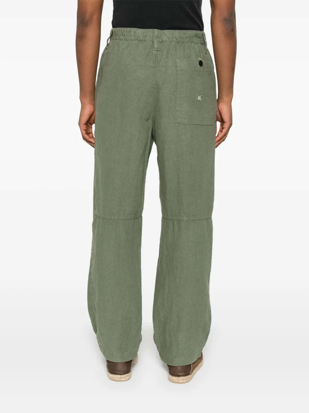 C.p. Company Casual Pants With Belt Loops In Brown