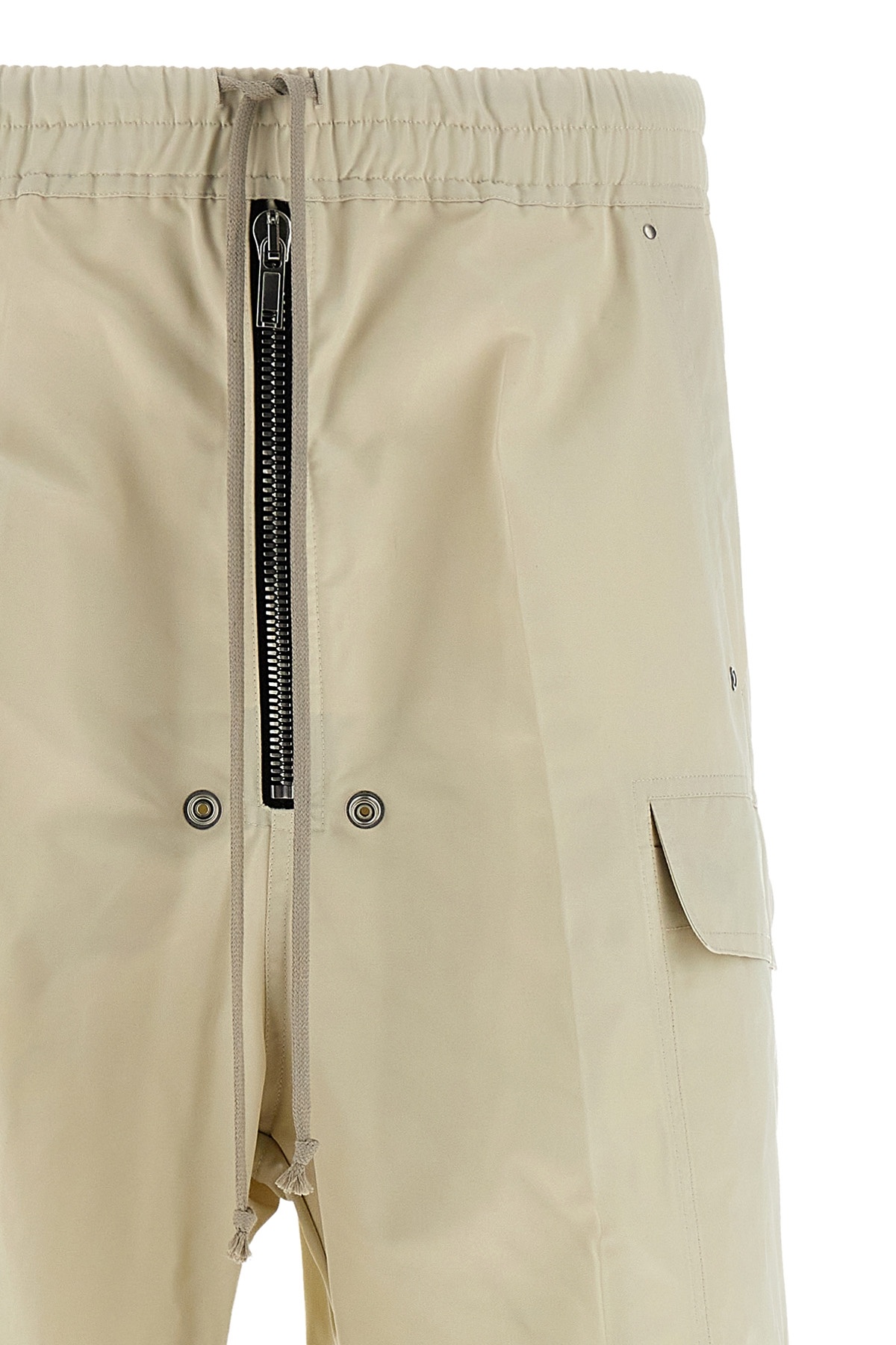 Rick Owens Drawstring Casual Pants In Nude