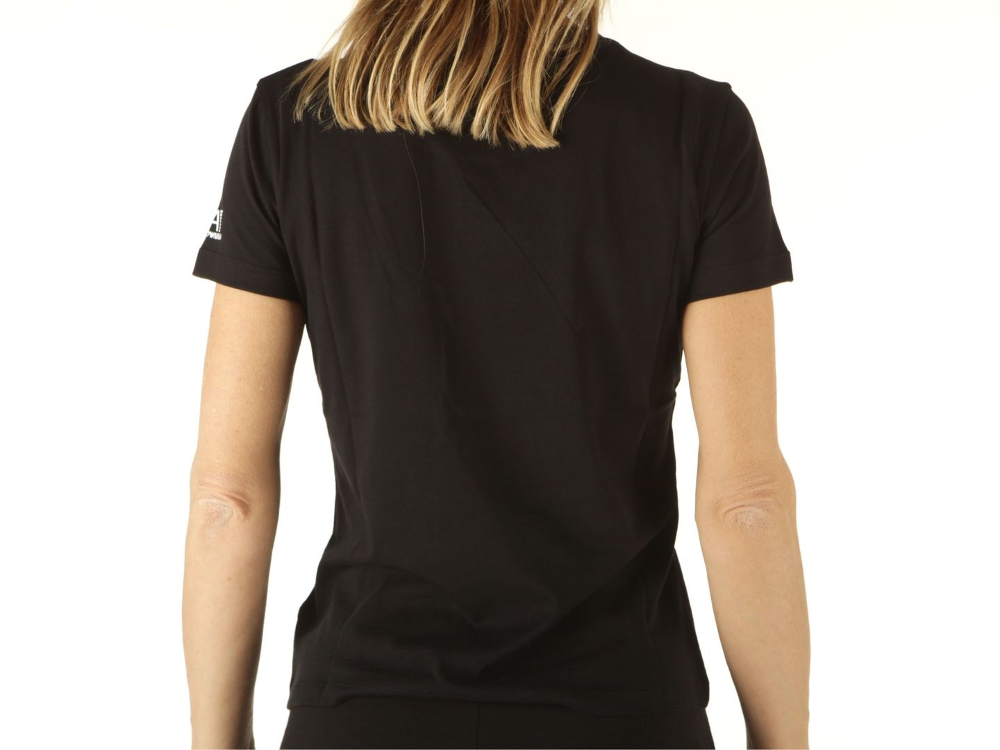 EA7 T-SHIRT WITH ROUND NECK AND SHORT SLEEVES 