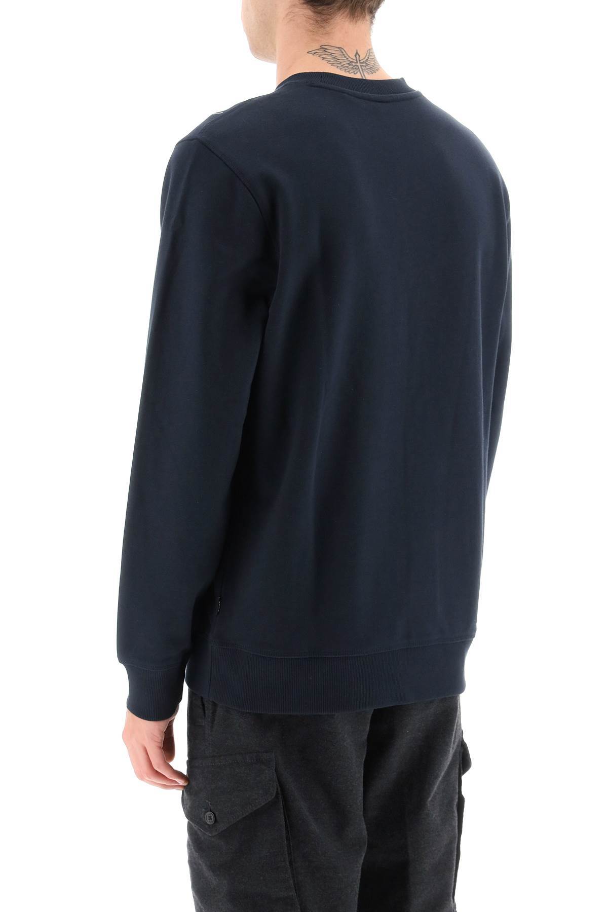 HUGO BOSS LOGO-PRINT COTTON SWEATSHIRT