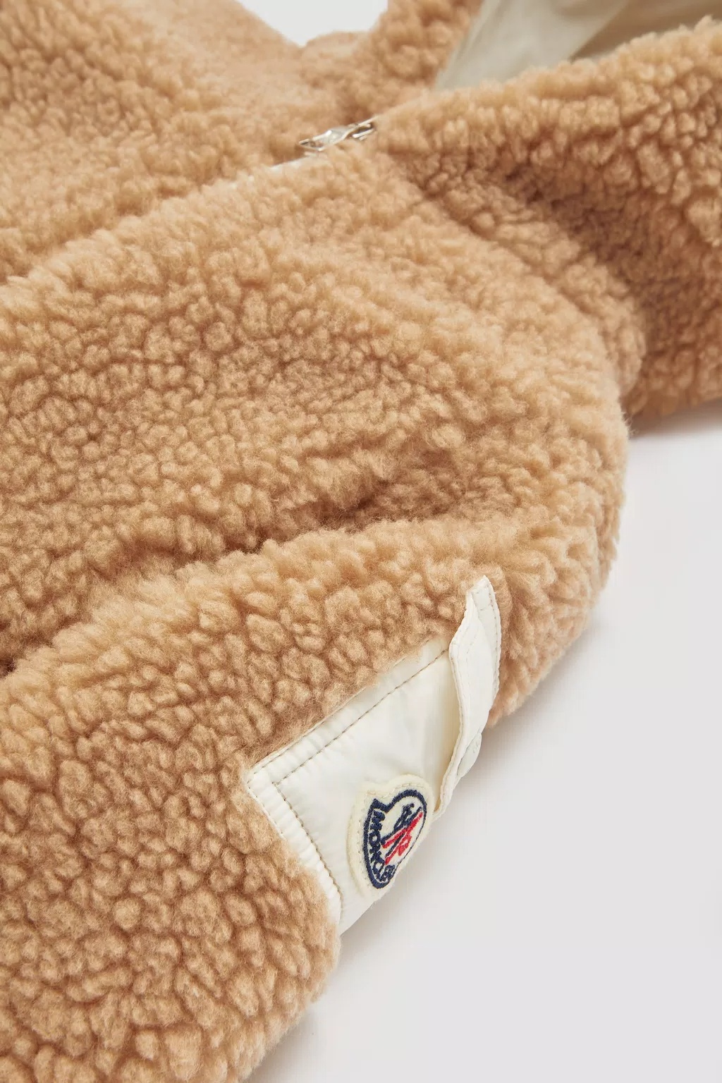 Moncler Hooded Jumpsuit In Brown