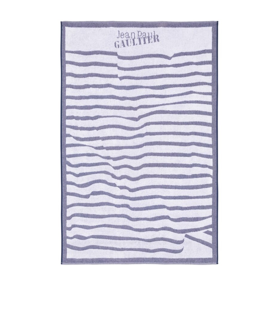 Jean Paul Gaultier Printed Beach Towel In White