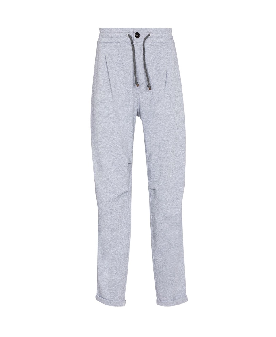 Brunello Cucinelli Tailored Drawstring Track Pants In White