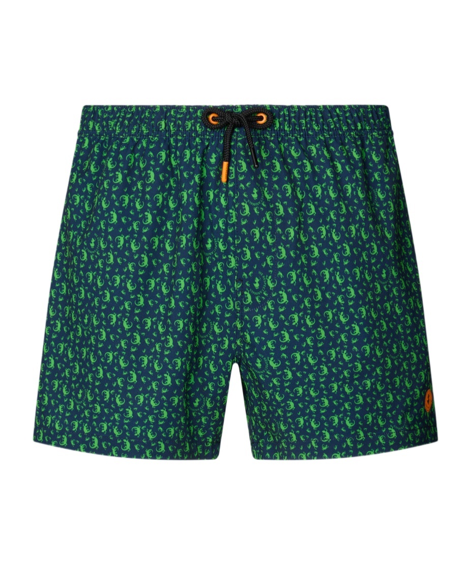 Save The Duck Drawstring Swimming Trunks In Green