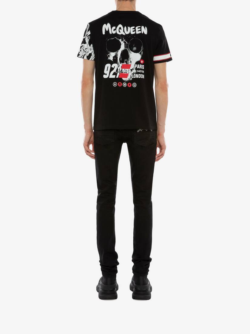 Alexander Mcqueen Skull Detail T-shirt In Black