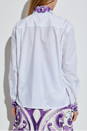 Dolce & Gabbana Cotton Shirt In White