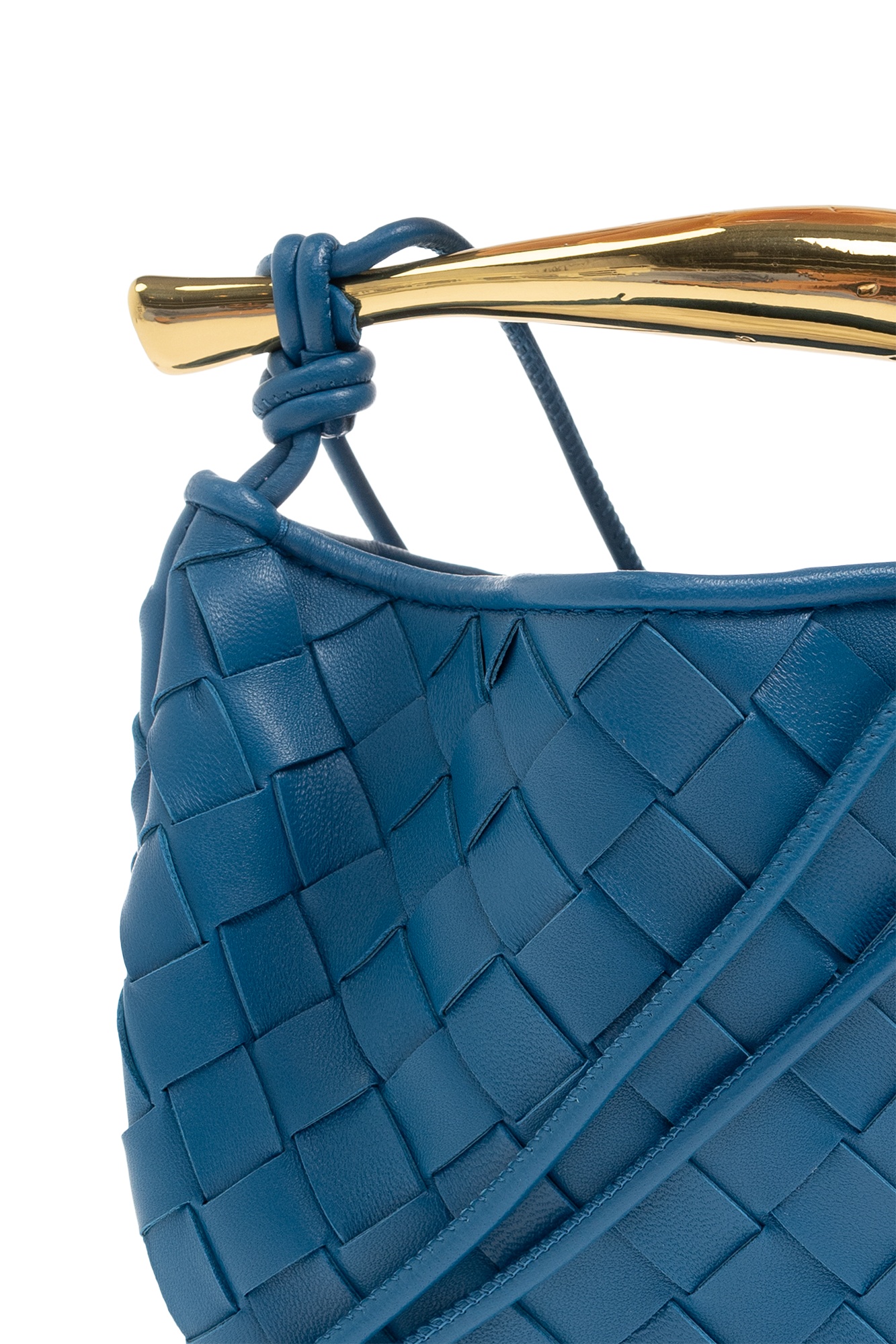 Bottega Veneta Blue Mini Sardine Bag In Blue