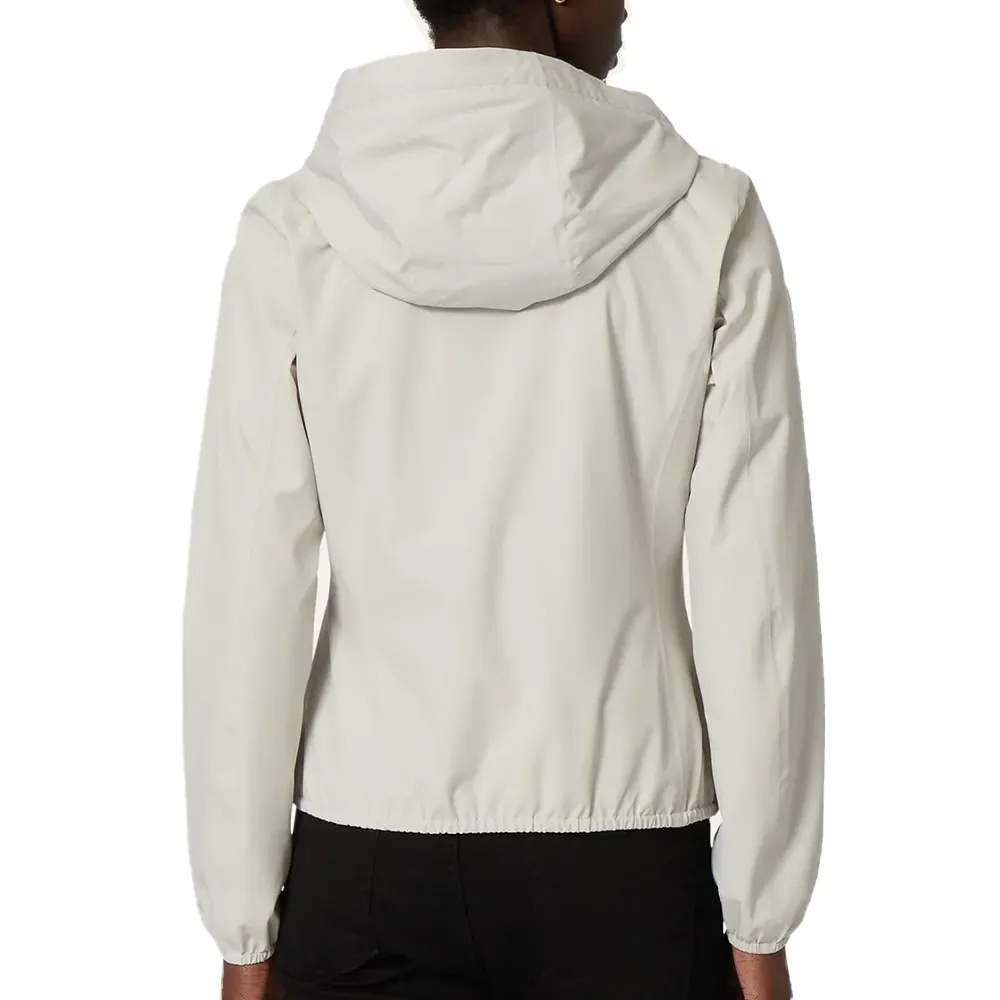 K-way Laurette Plus.2 Double Short Down Jacket In White