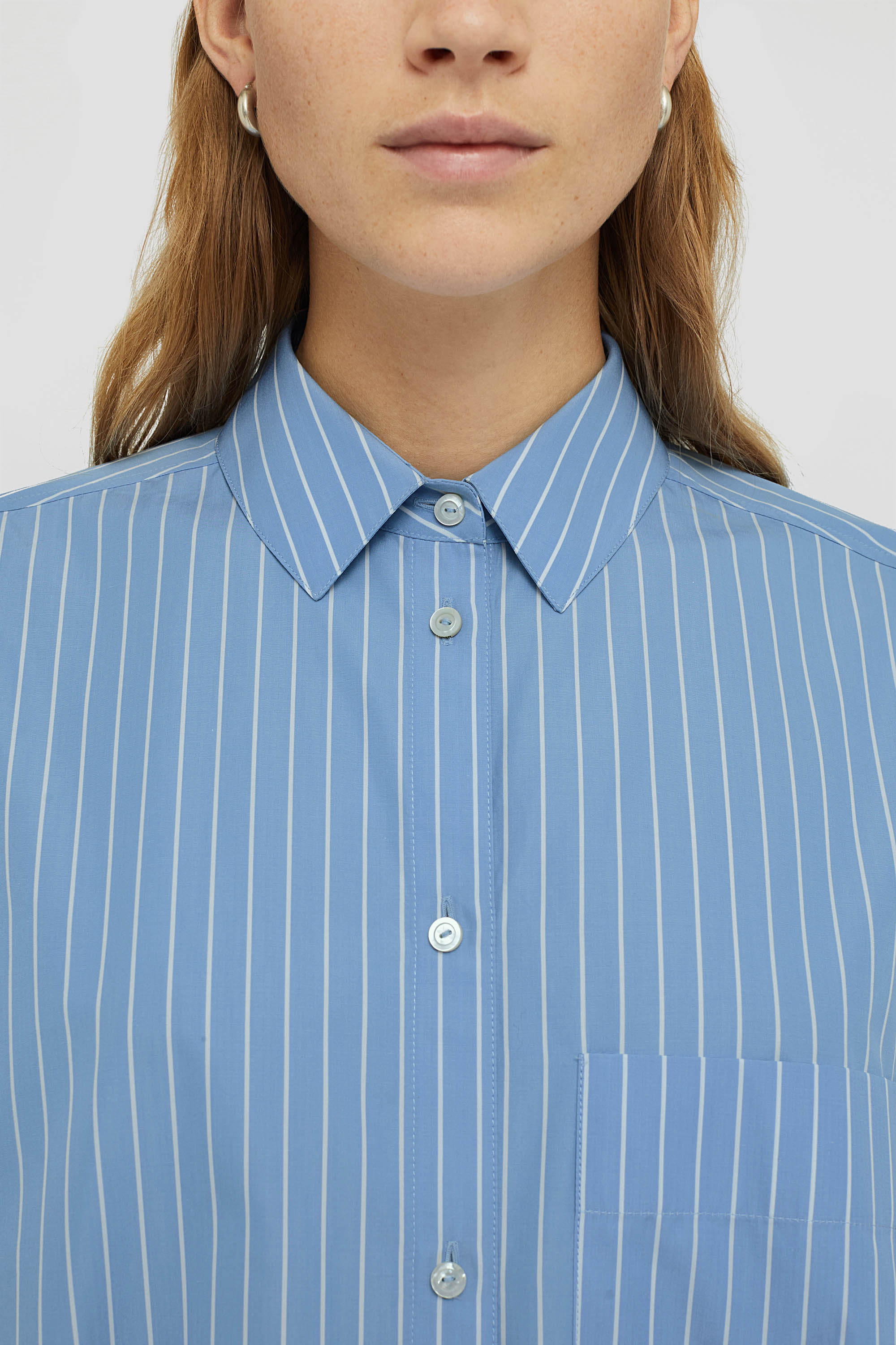 Jil Sander Shirts In Blue