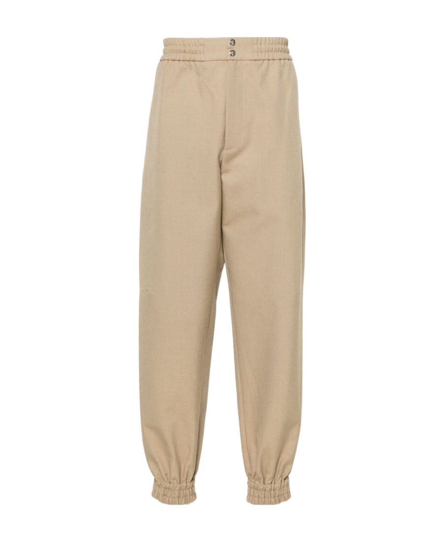 Alexander Mcqueen Cotton Cargo Pants In Nude
