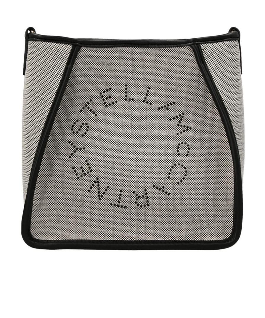 Stella Mccartney Logo Shoulder Bag In Black