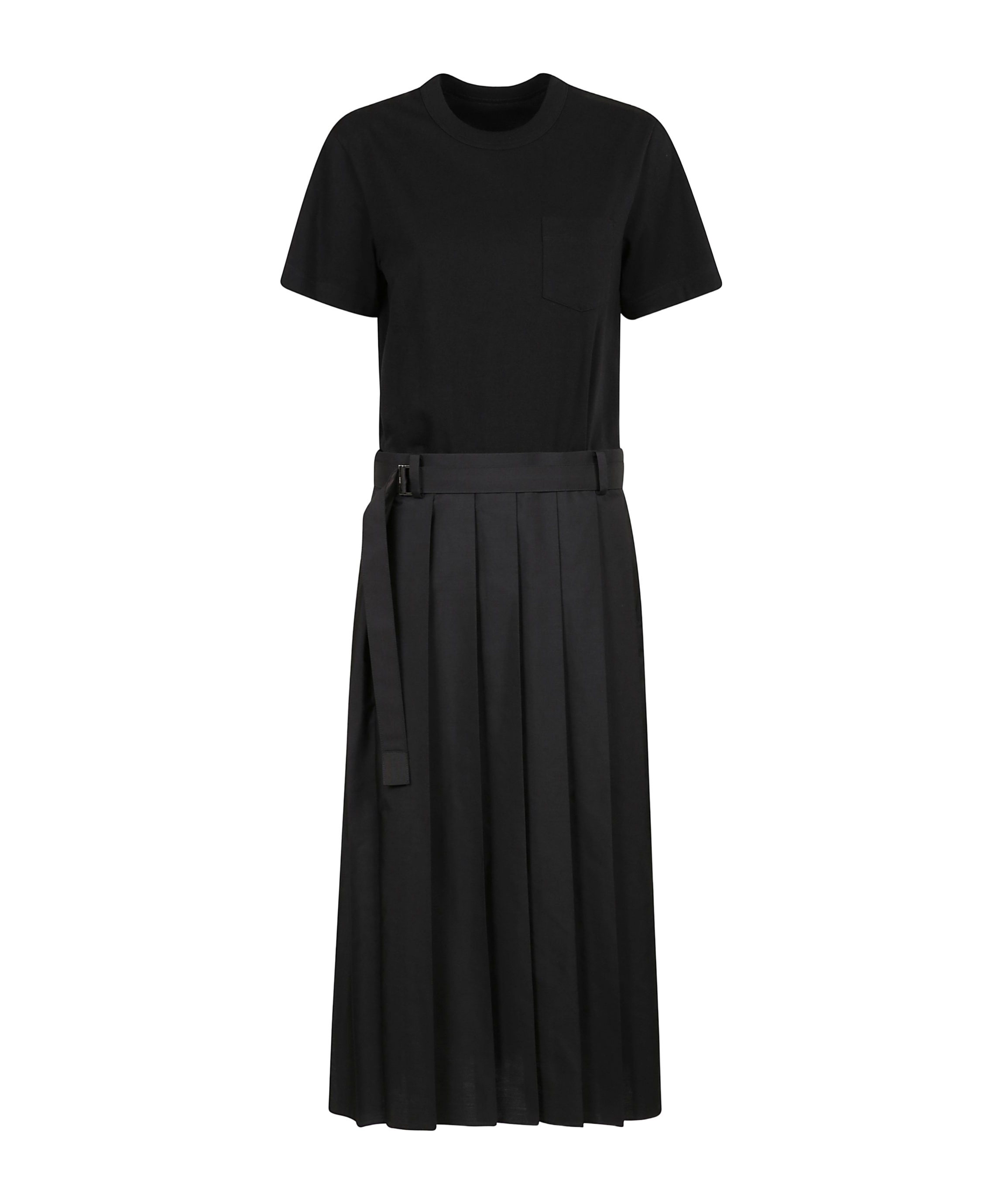 Sacai Patchwork Design Dress