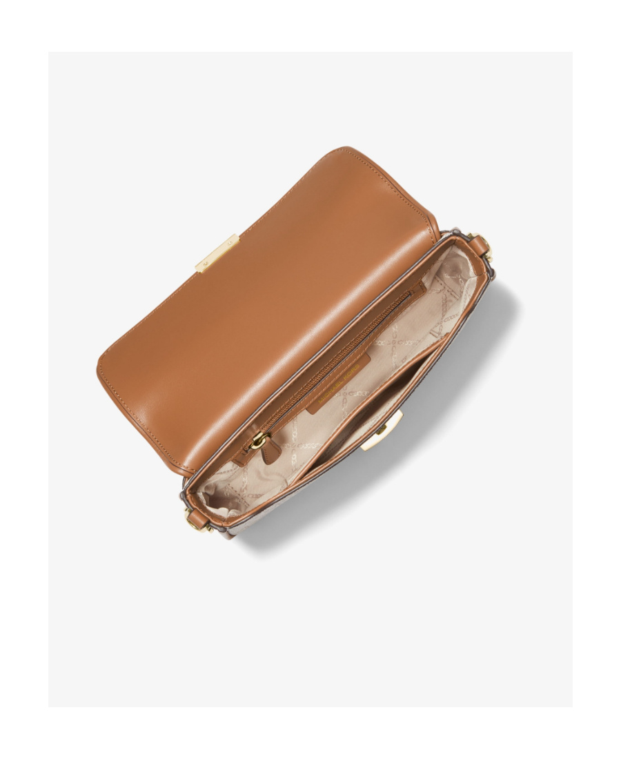 Michael Michael Kors Monogram-print Shoulder Bag In White