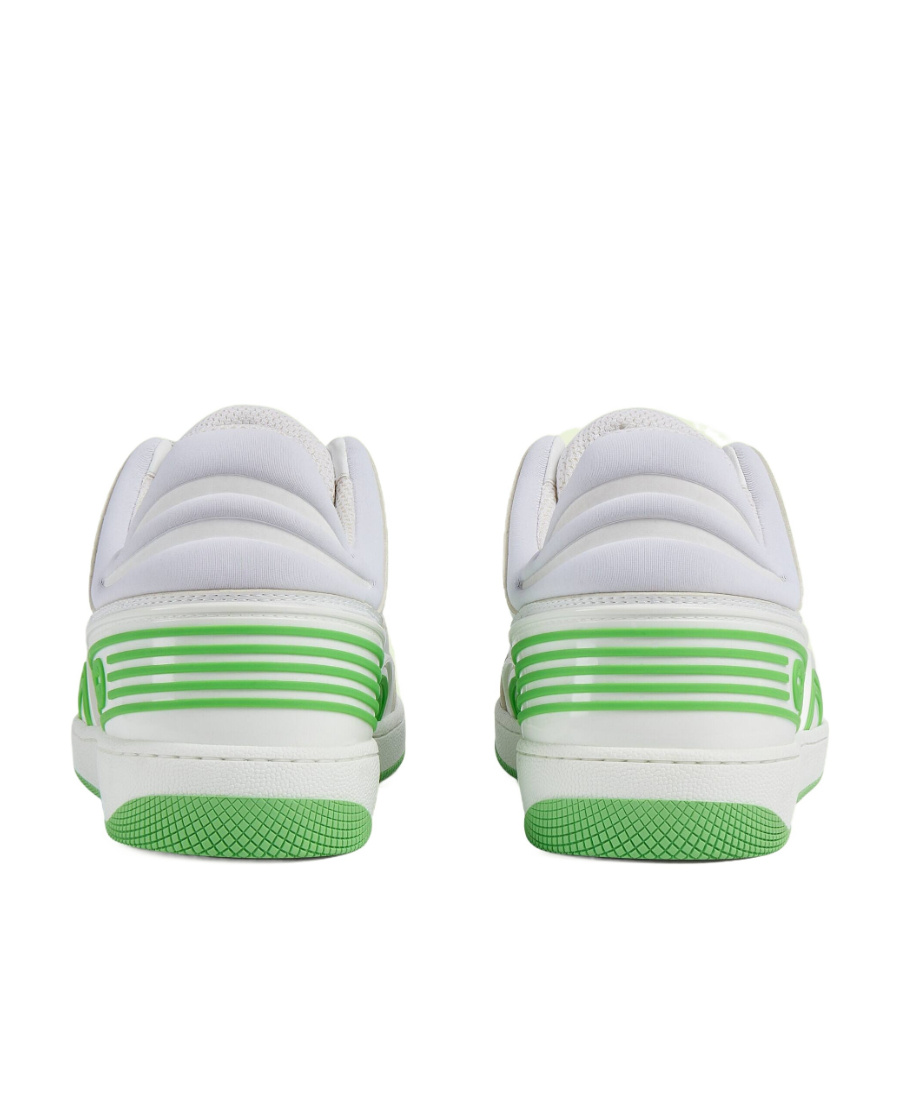 Gucci Basket Leather Low-top Sneakers In White