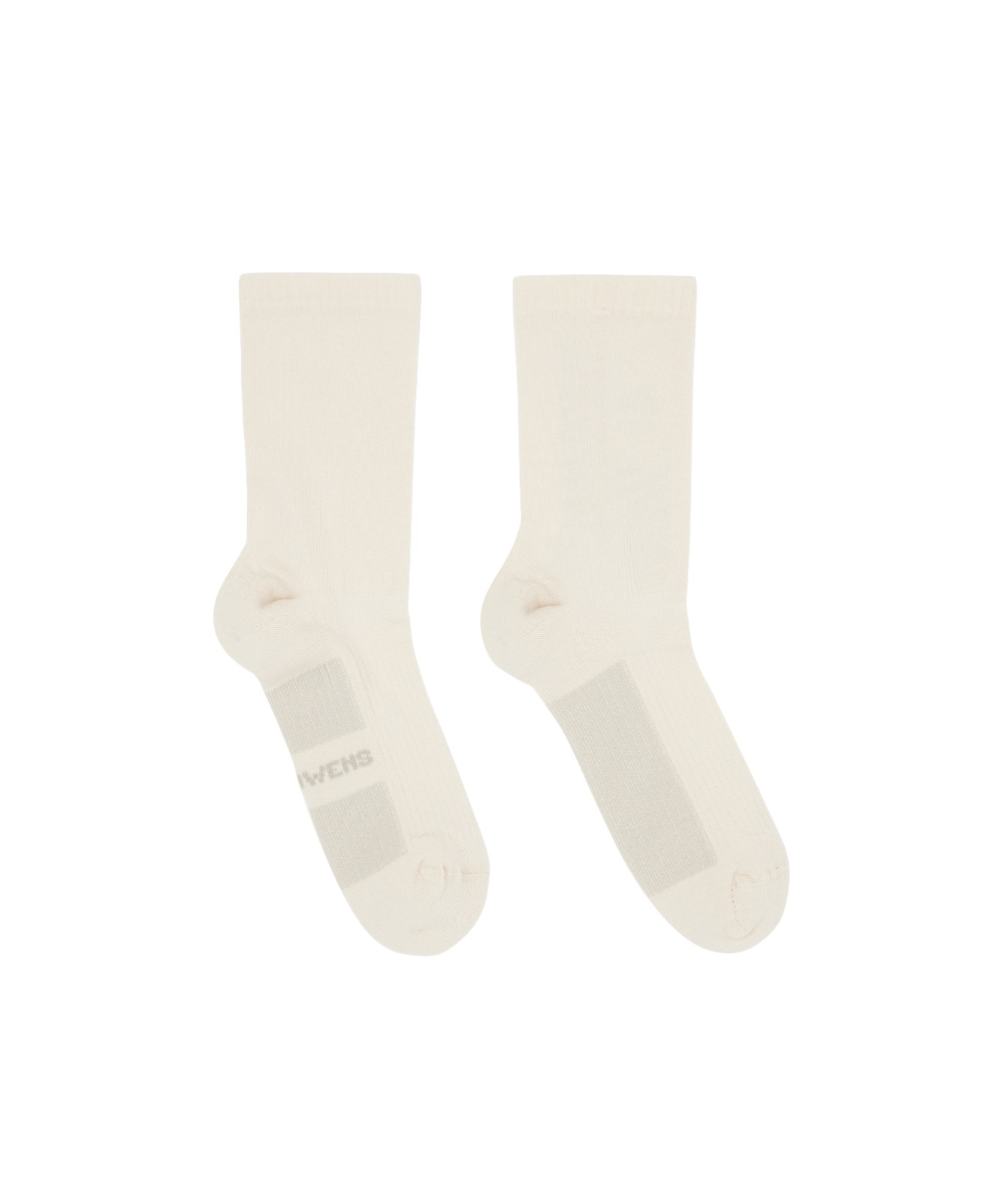 Rick Owens Concordians Knit Glitter Socks In White