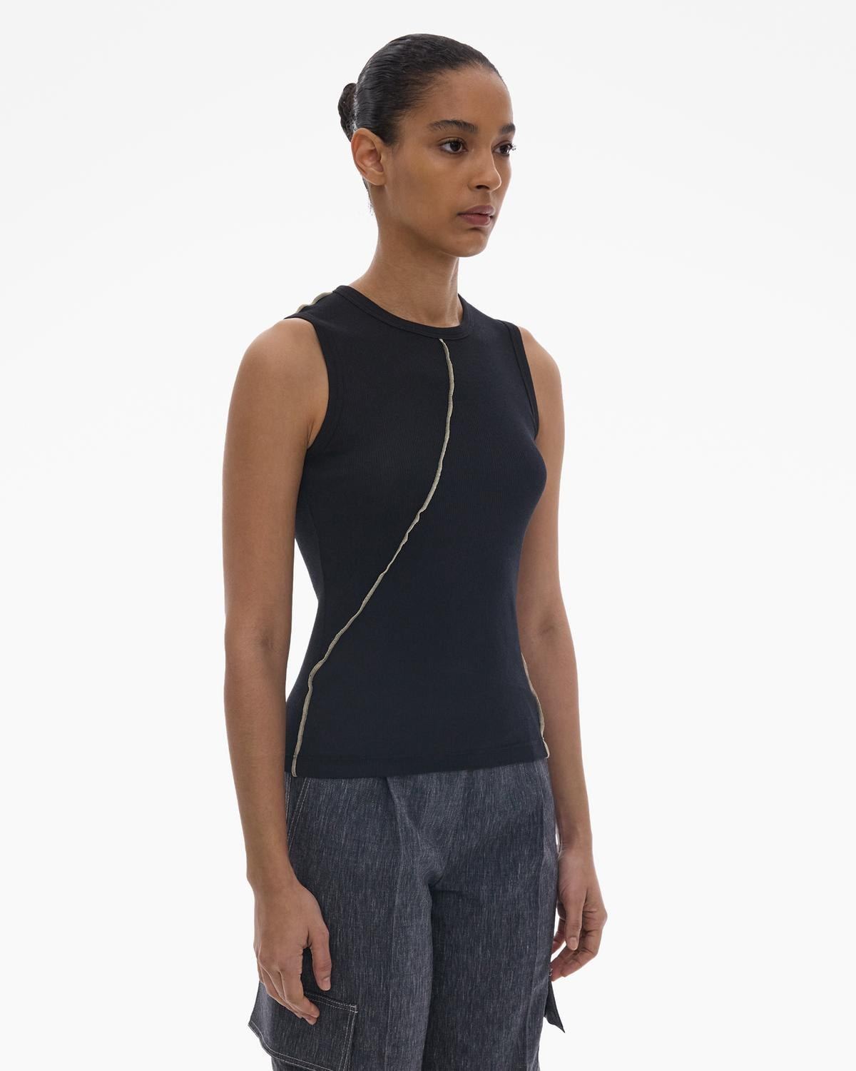 Helmut Lang Twist Sleeveless Tank Top