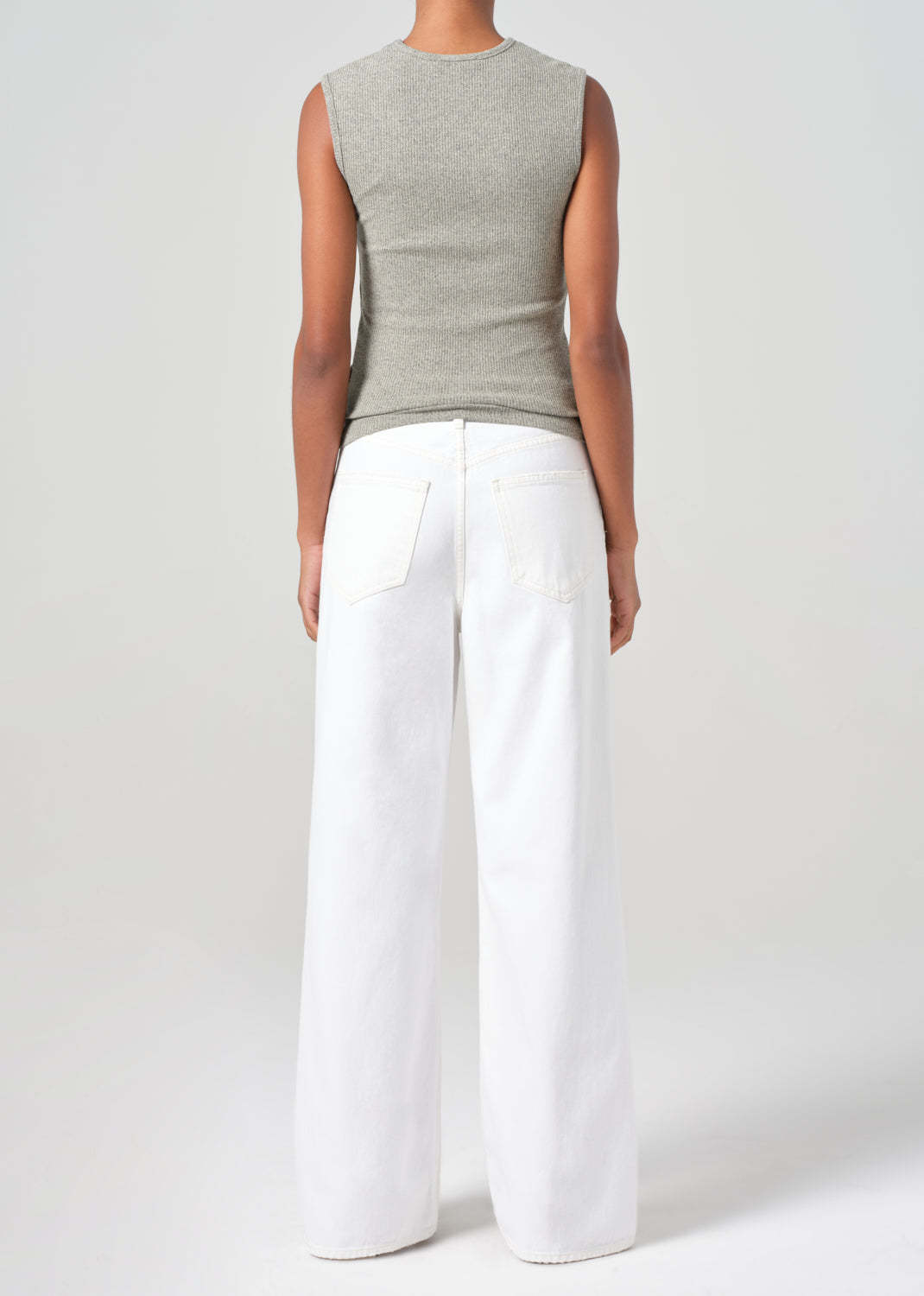 AGOLDE DAME HIGH-RISE WIDE-LEG DENIM TROUSERS