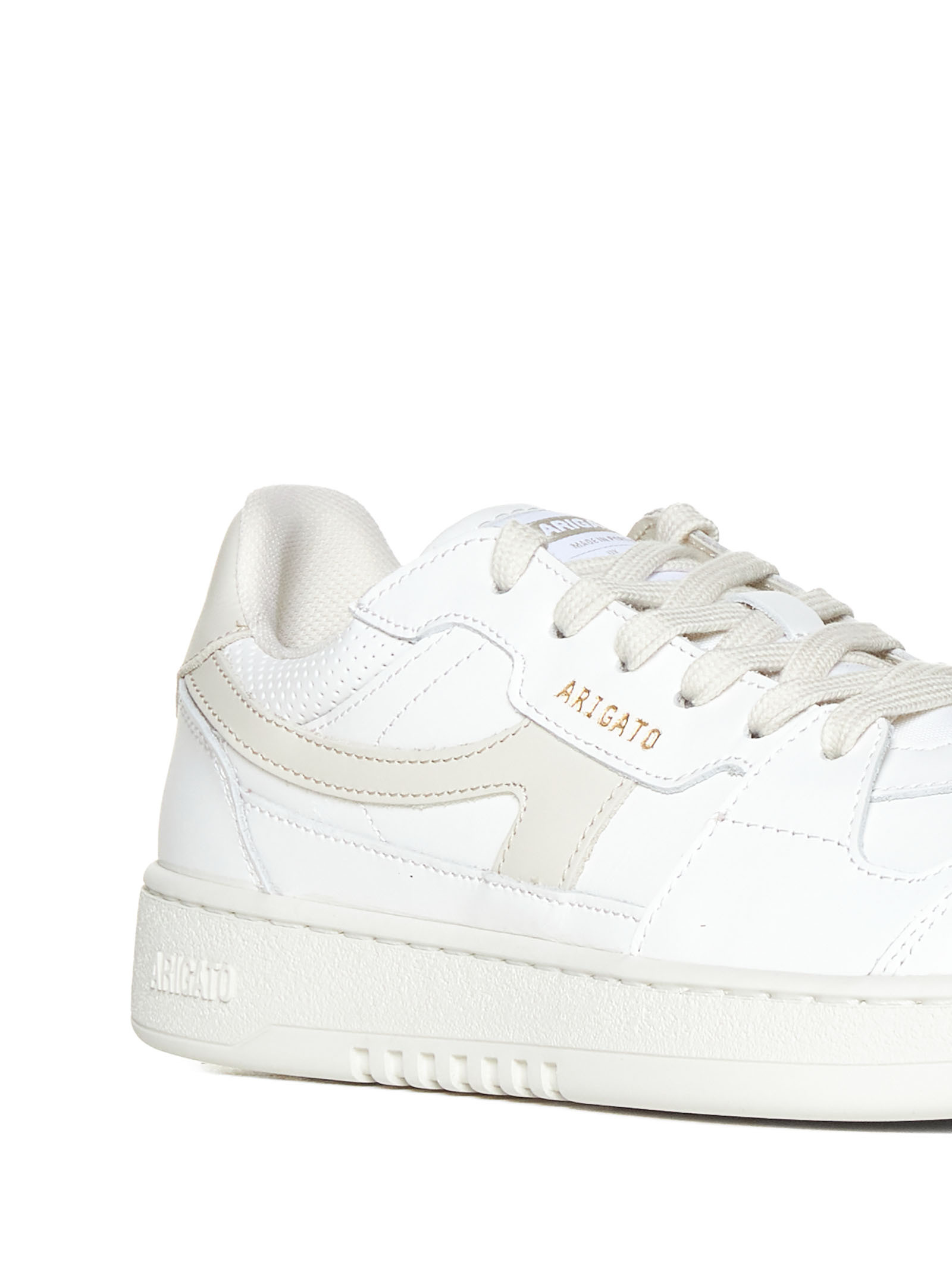 Axel Arigato Dice Stripe Leather Sneakers In White